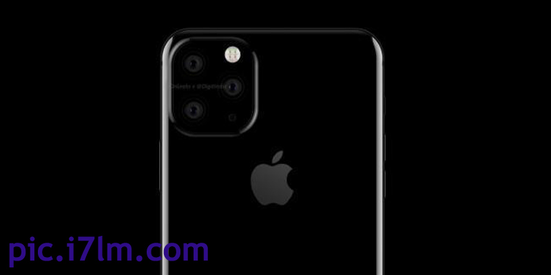 هاتف iPhone 11 من الخلف باللون الأسود اللامع