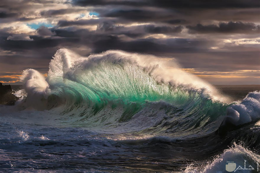 صورة رائعة للموج