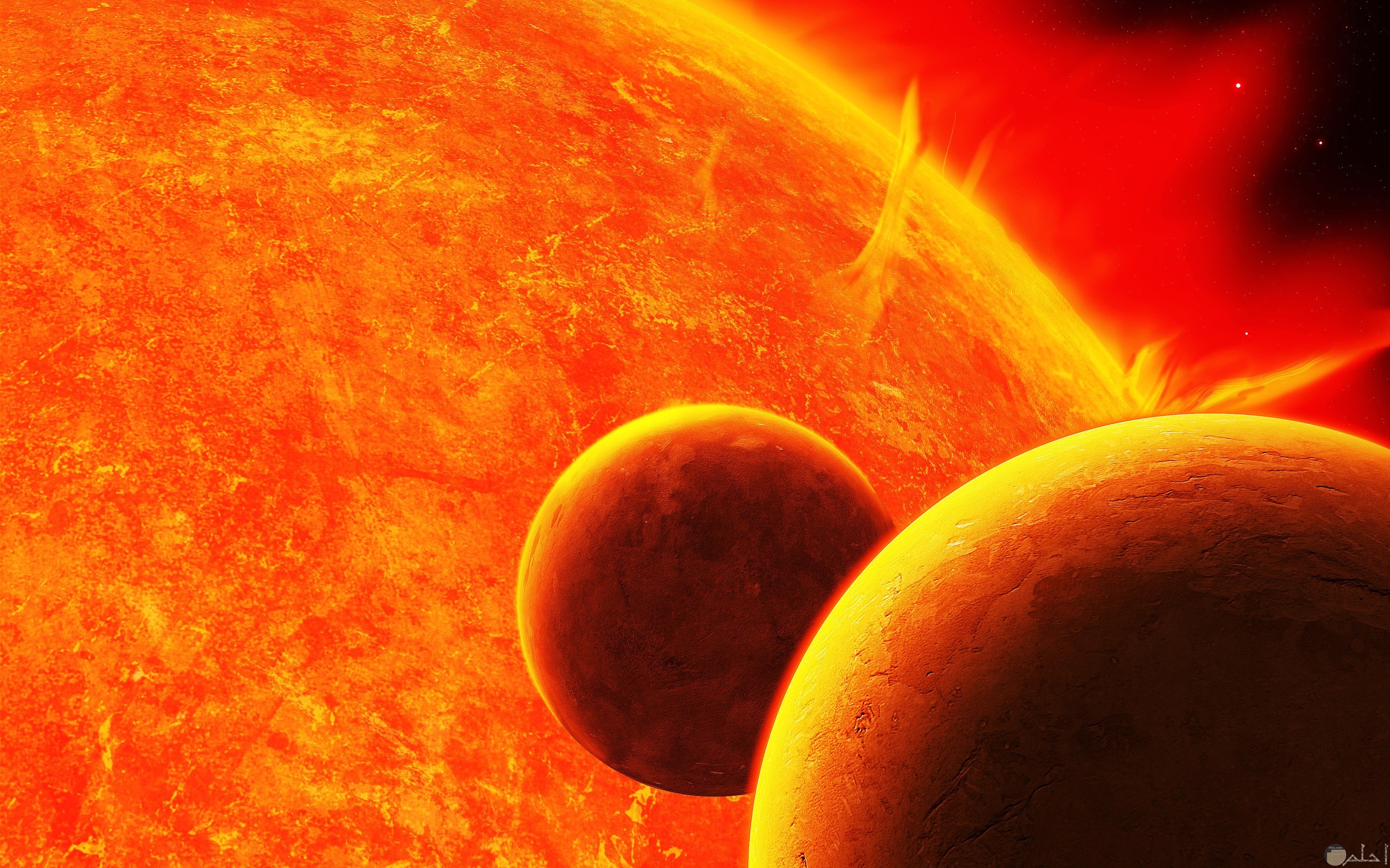 الشمس مركز المجموعة الشمسية