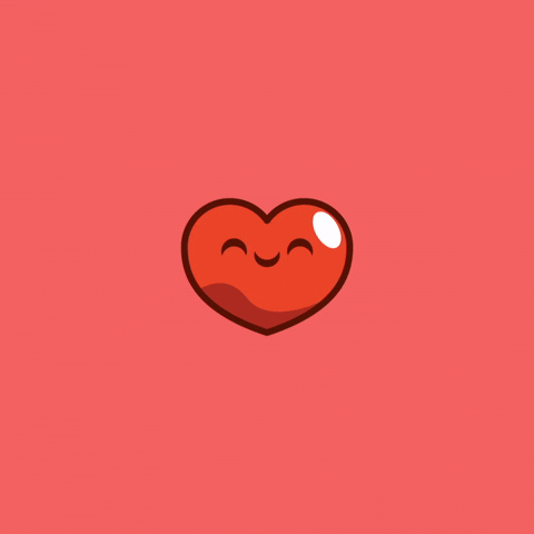 قلب أحمر متحرك