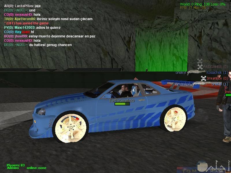 صورة شخص يقود سيارة في اللعبة