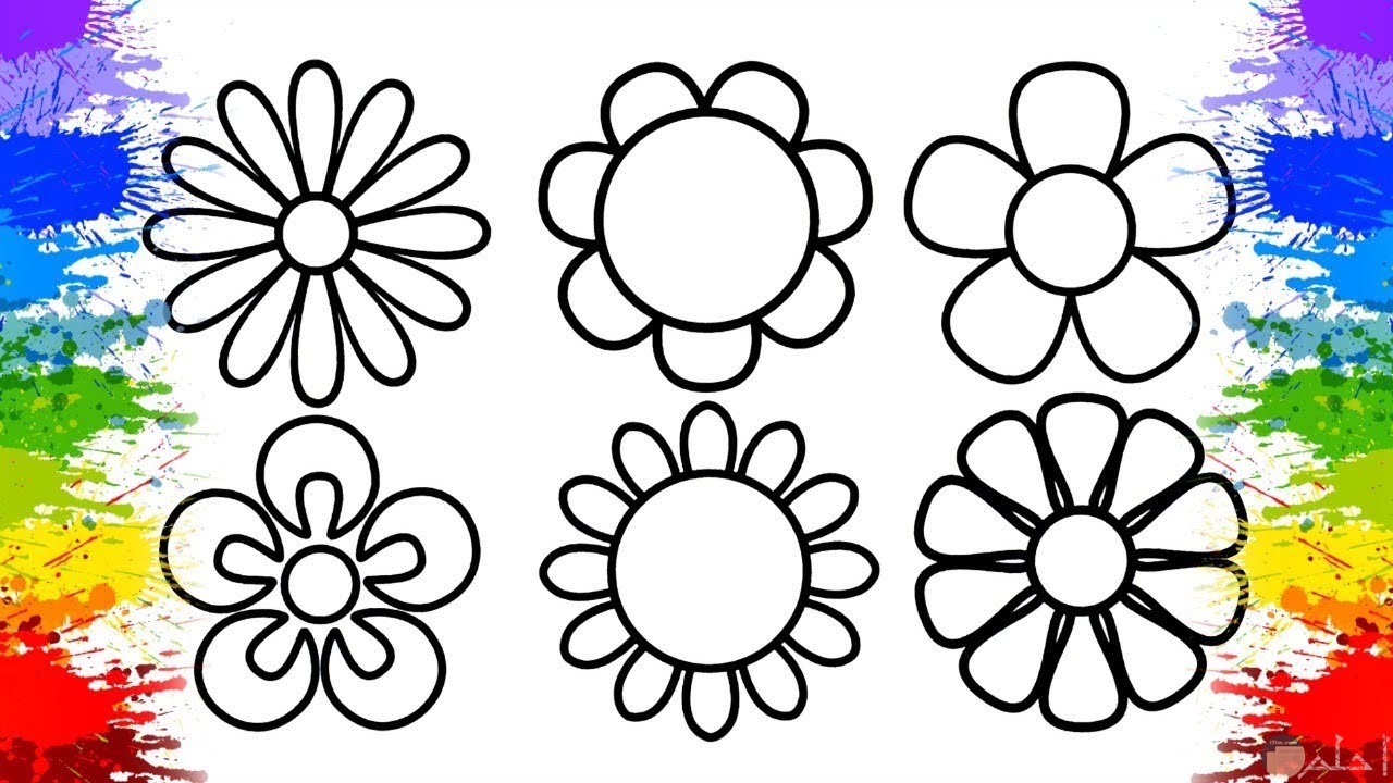 Flower Coloring Pages Pre Print Flower coloring page Free Printable