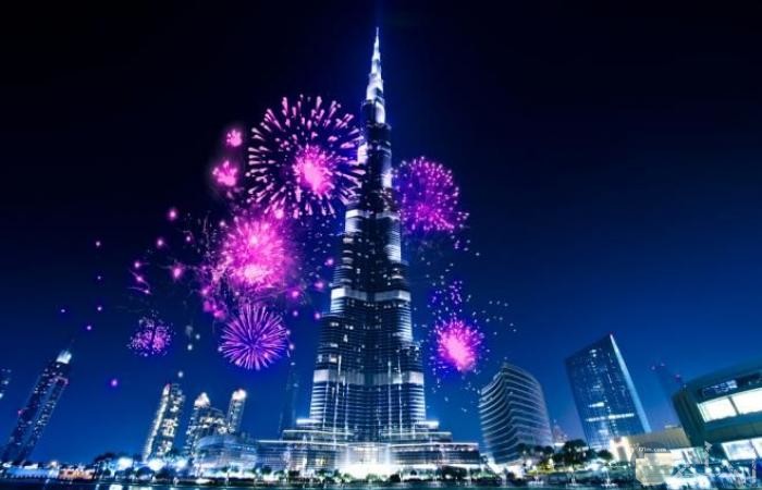 احتفالات برج خليفة