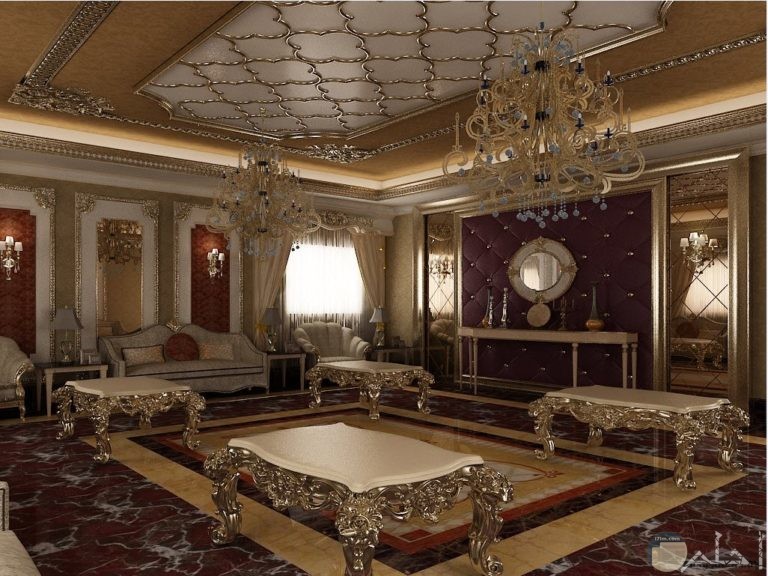 صور ديكورات ريسبشن مودرن وكلاسيك فخمة جداً