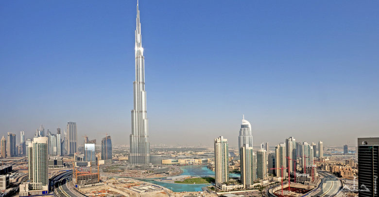 برج خليفة في دبي.