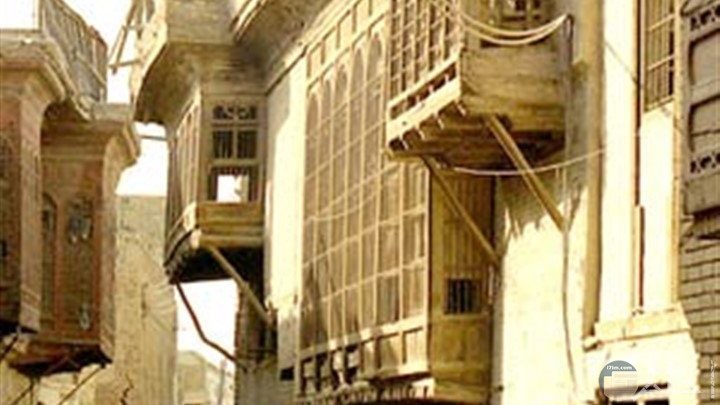 بيوت قديمة في بغداد - العراق.