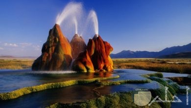 نافورة الماء الساخن - أمريكا. من أروع الأماكن و المناظر الطبيعية.