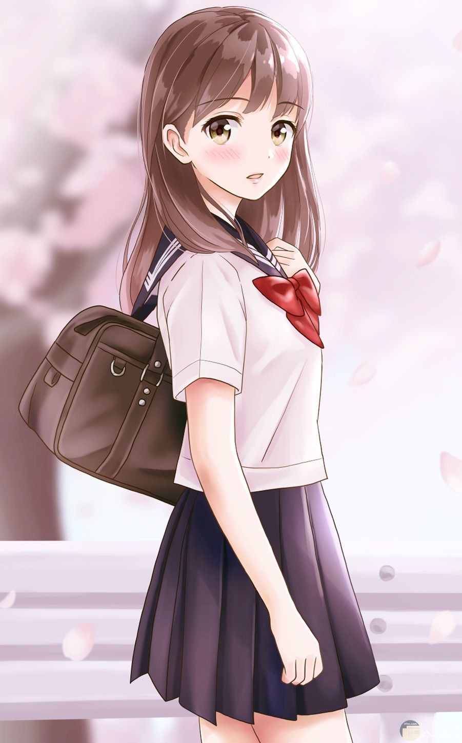 بنت انمي جميلة