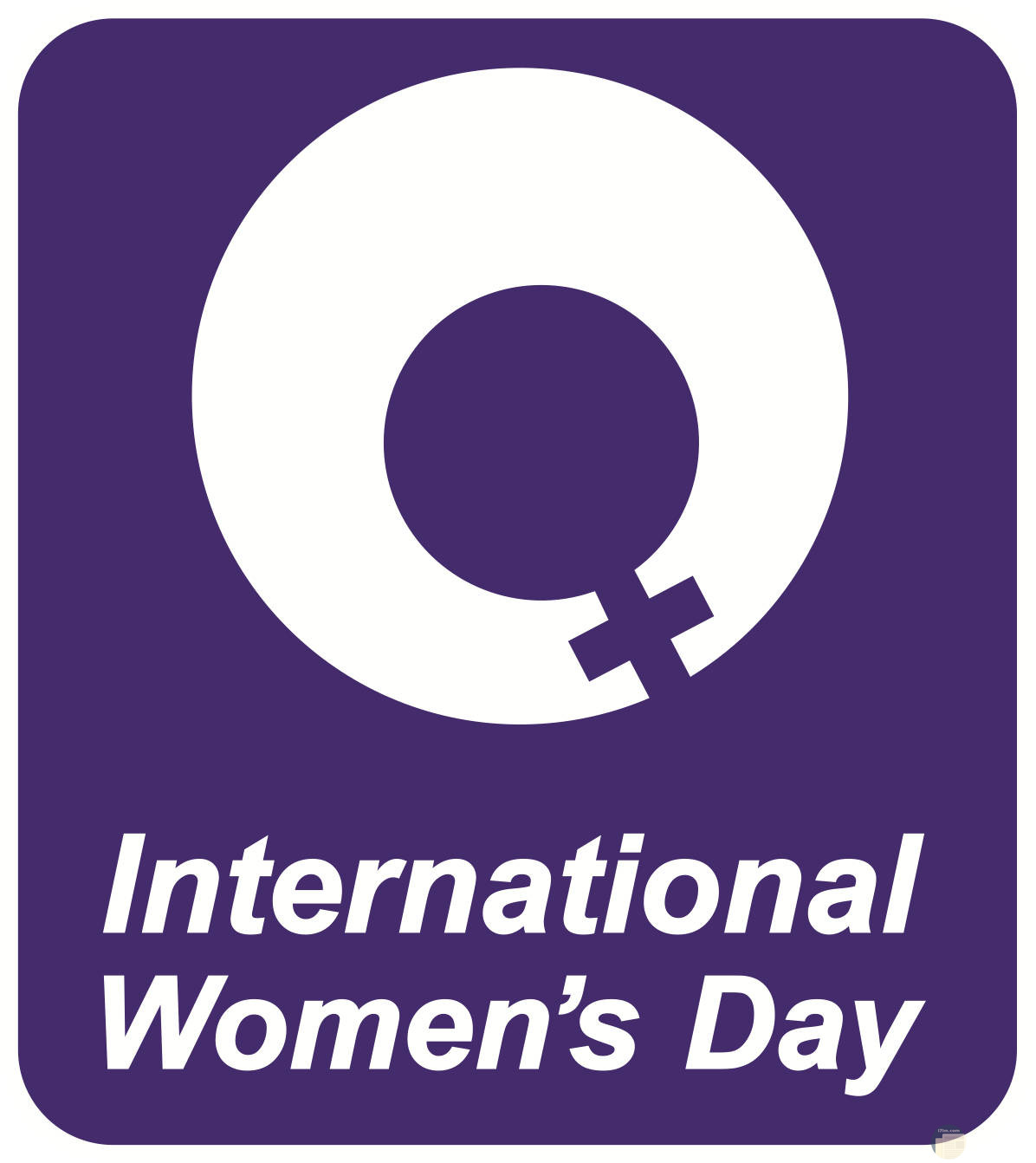 رمز يوم المرأة العالمي.