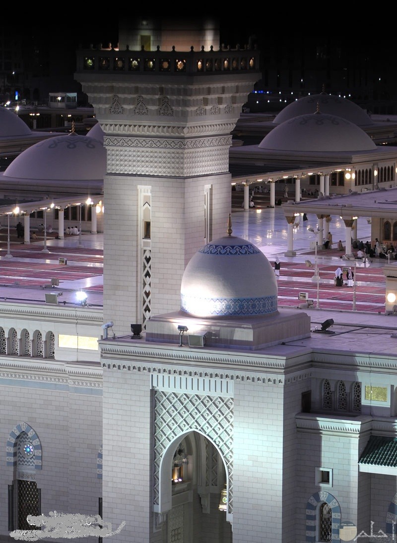المسجد النبوى الشريف من الأعلى.