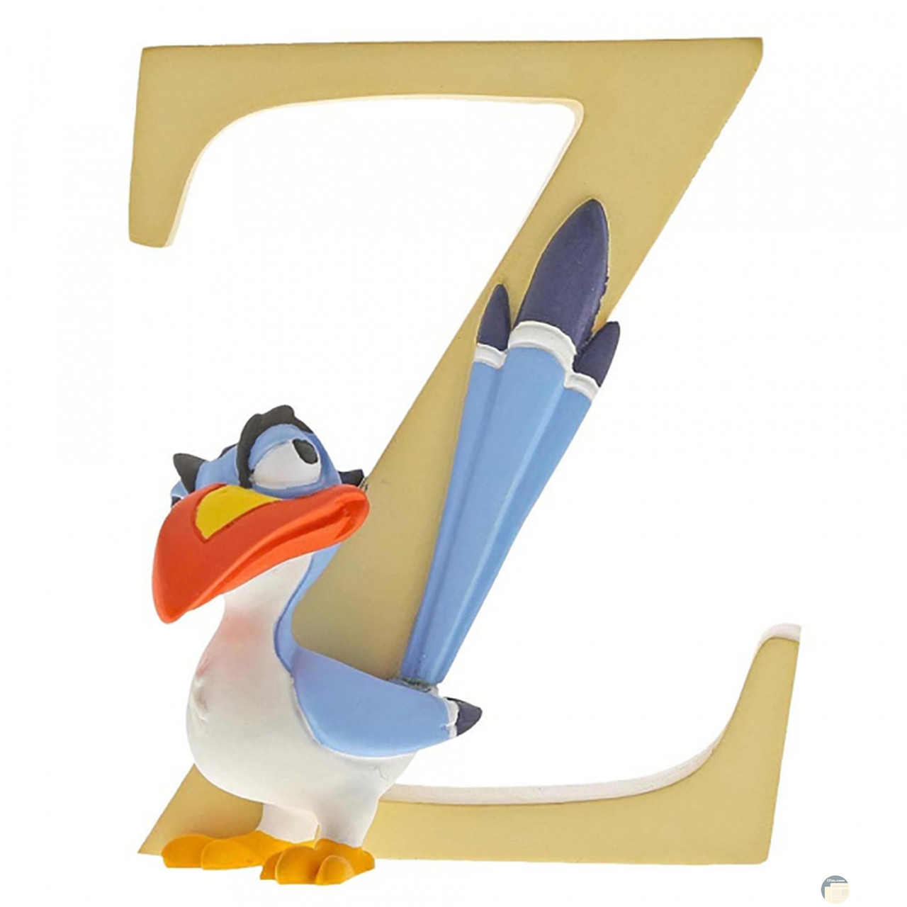 حرف z مع رسمة الطائر زازو