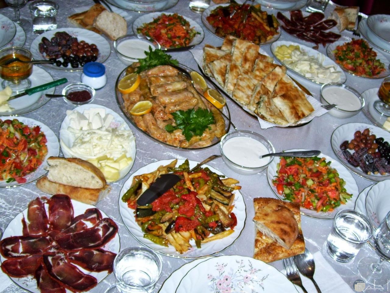 صورة من أكلات رمضان.