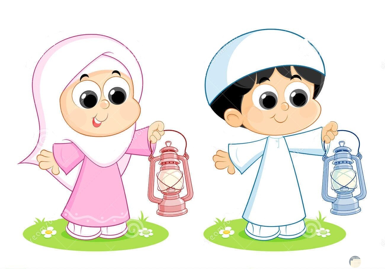 رسمة للأطفال في رمضان.