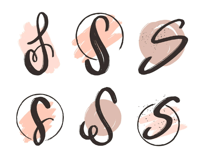 صورة حرف S بأشكال مختلفة جميل جدًا