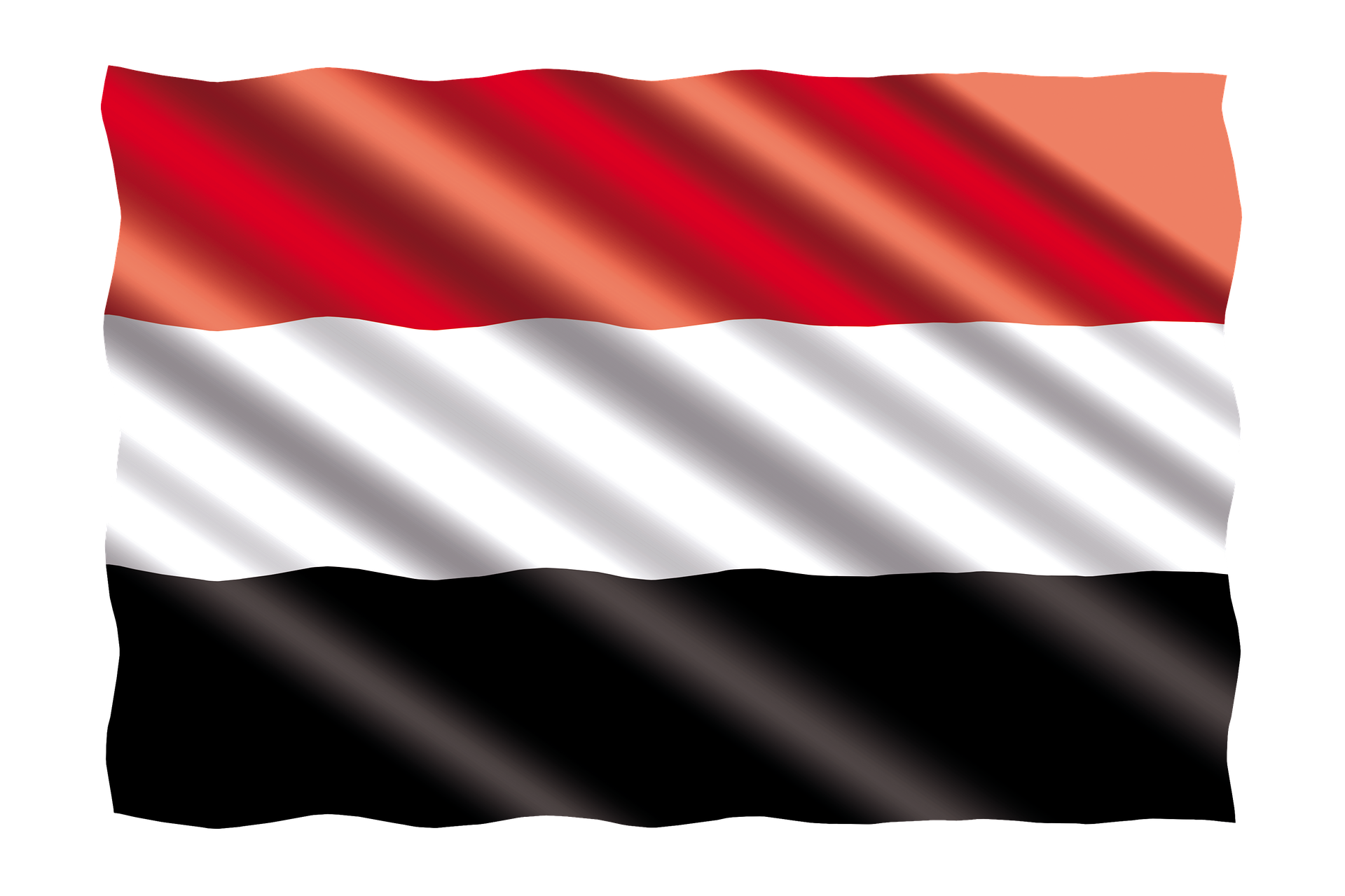 خلفية العلم اليمني بجودة عالية